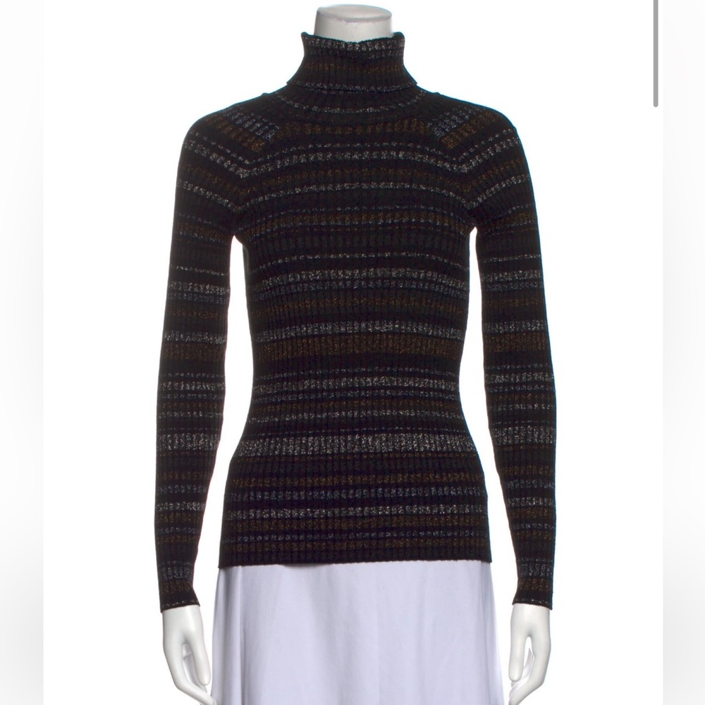 Milly striped turtle neck